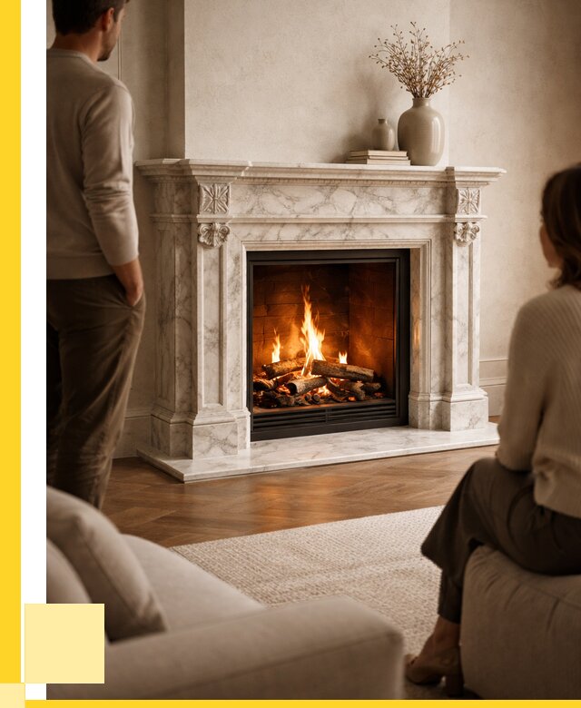 Мраморные камины под ключ в Озёрске от 253550 р. | ЭриданОзр