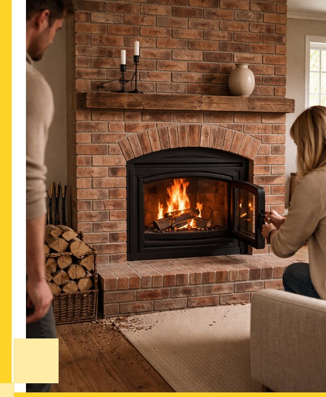 Кирпичные камины под ключ в Озёрске от 152130 р. | ЭриданОзр