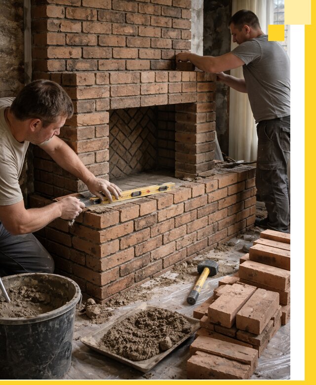 Изготовление и установка кирпичных каминов в Озёрске