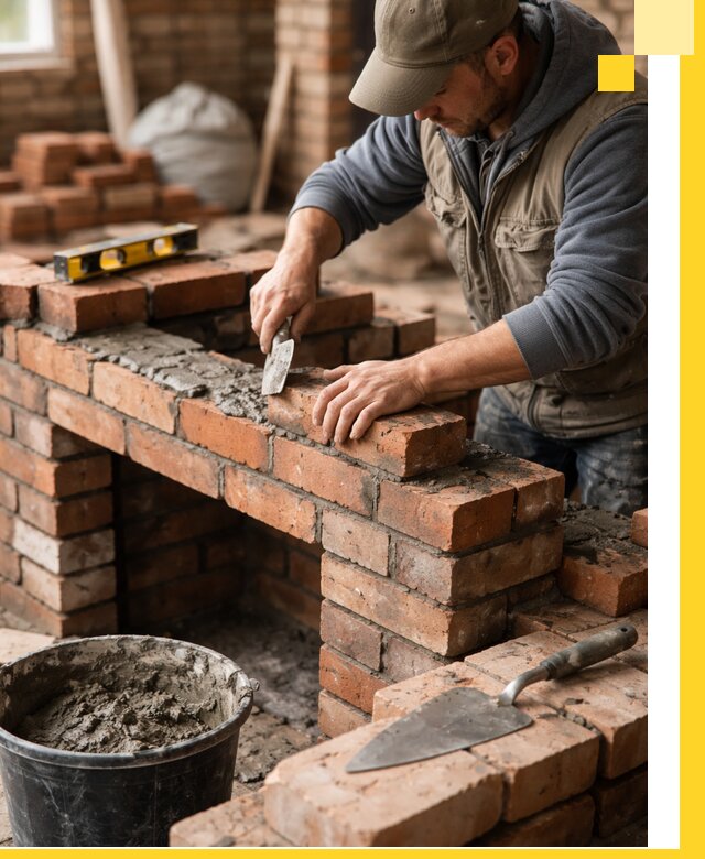 Кладка каминов под ключ в Озёрске профессиональная отделка и монтаж