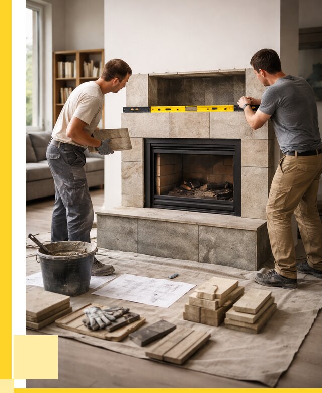 Монтаж каминов и установка в Озёрске от 45639 р. | ЭриданОзр