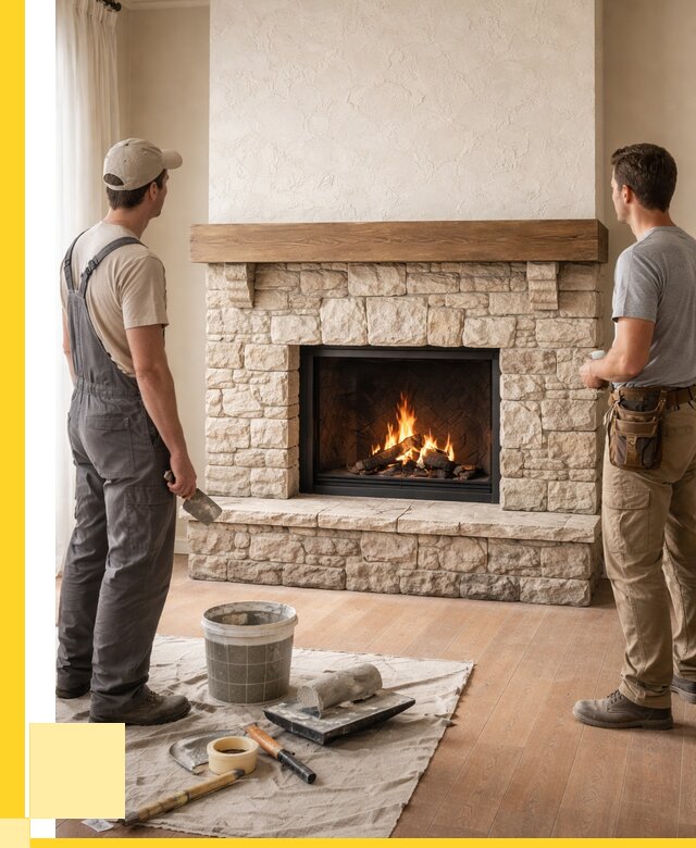 Отделка каминов в Озёрске от 6592 р. под ключ | ЭриданОзр