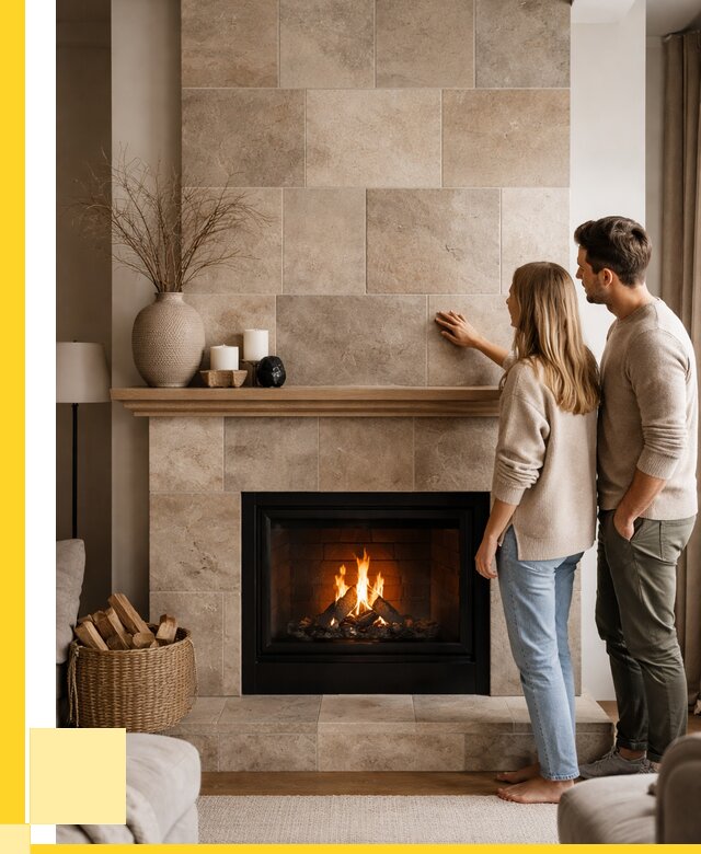 Облицовка каминов керамогранитом в Озёрске от 4564 р. | ЭриданОзр