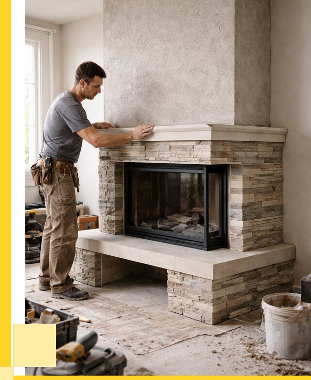 Изготовление каминов под ключ в Озёрске от 152130 р. | ЭриданОзр