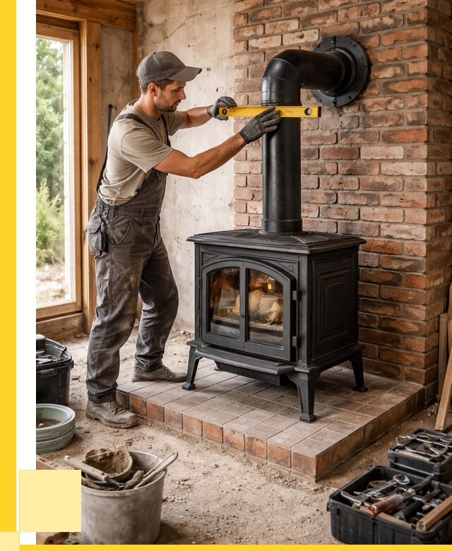 Монтаж печей установка банной печи в Озёрске от 15213 р. | ЭриданОзр