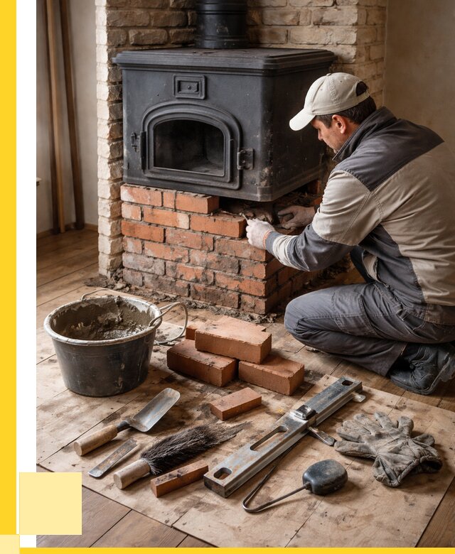 Ремонт печей в Озёрске от 12170 р., услуги печника ЭриданОзр