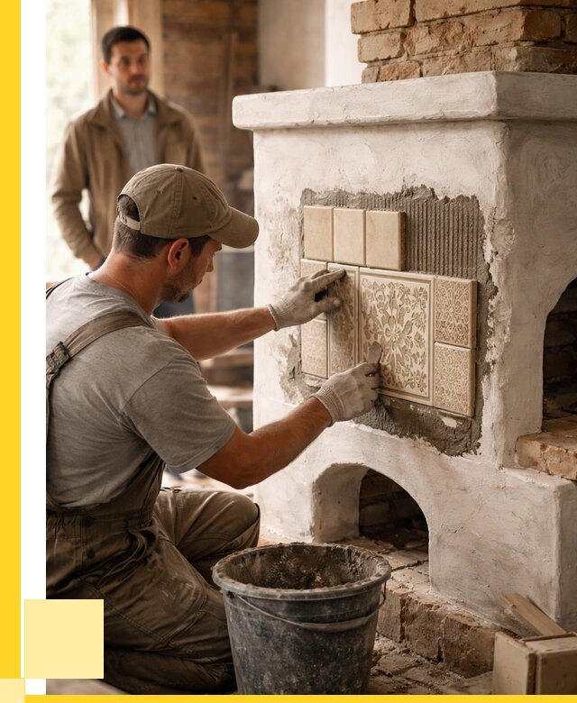 Отделка печей и банных печей в Озёрске от 35497 р. | ЭриданОзр