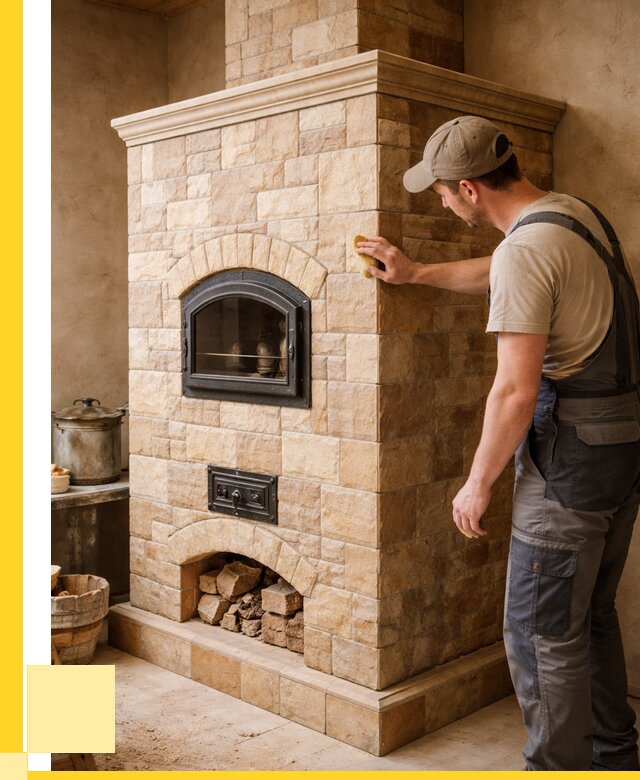 Облицовка печей в Озёрске от 4564 р. под ключ | ЭриданОзр