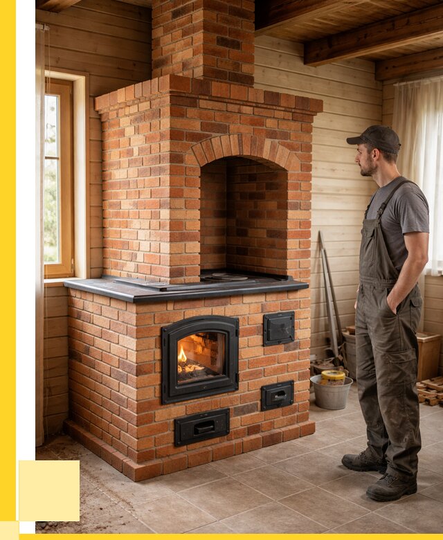 Кирпичные печи в Озёрске: купить от 152130 р. | ЭриданОзр