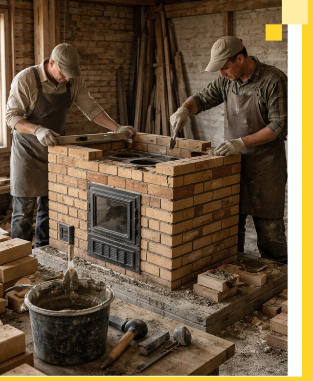 Изготовление и установка варочных печей под ключ в Озёрске