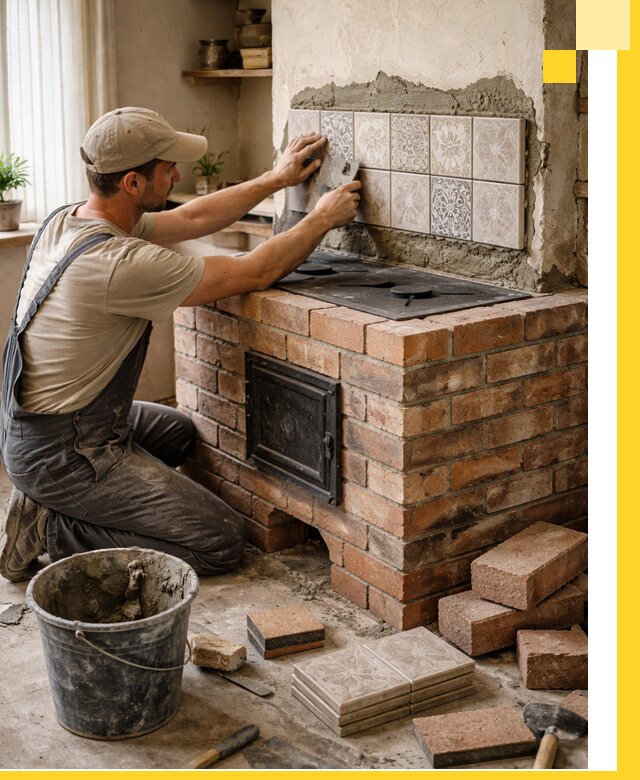 Печи с плитой на заказ монтаж гарантия и сервис в Озёрске