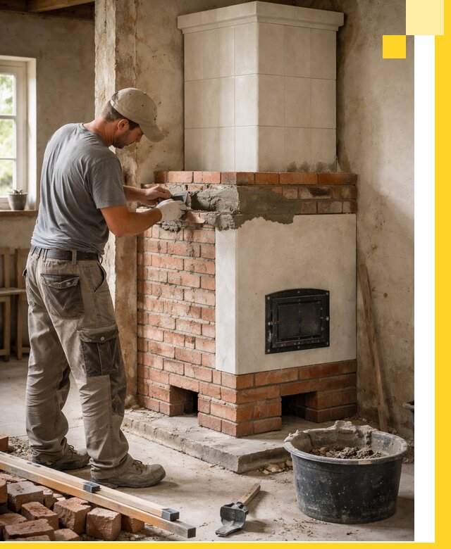 Изготовление и установка печей-голландок под ключ в Озёрске