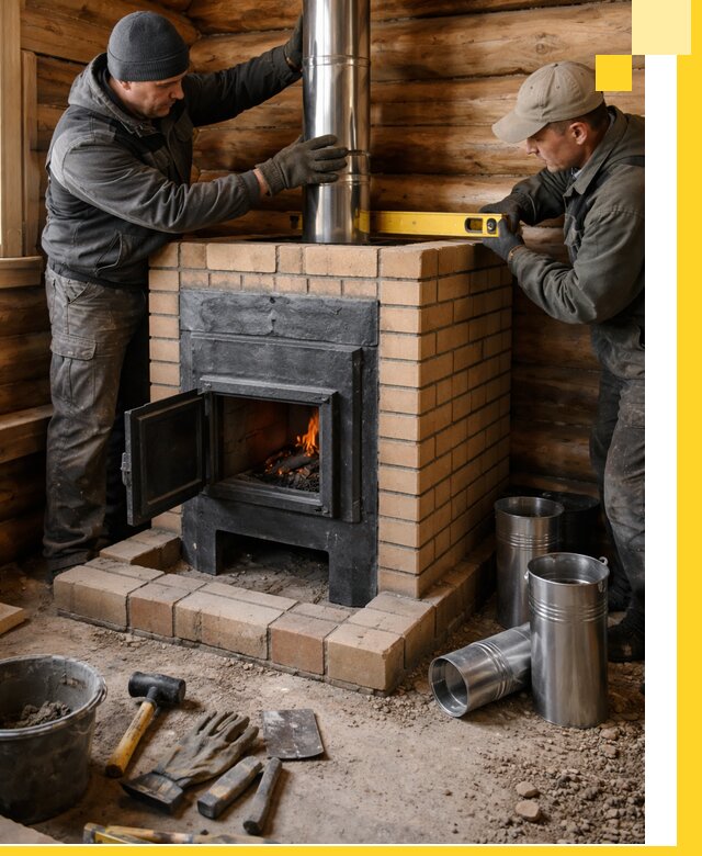 Проектирование, изготовление и установка банных печей в Озёрске