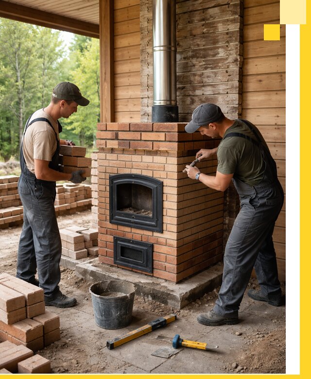 Производство и установка дачных печей под ключ в Озёрске