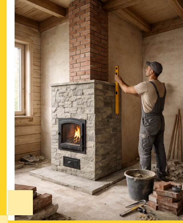 Печи и дымоходы под ключ в Озёрске от 45639 р., ЭриданОзр