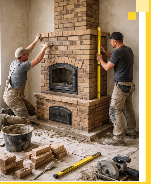 Продажа и установка печей и каминов для дома под ключ в Озёрске