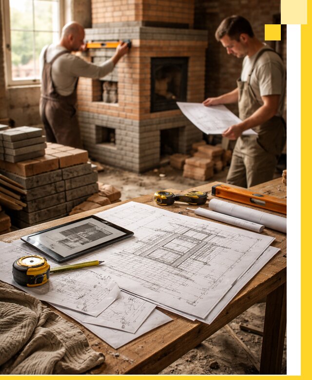 Проекты печей и каминов с индивидуальным дизайном в Озёрске