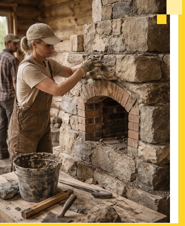 Каменные печи на заказ и монтаж в Озёрске, долговечные решения