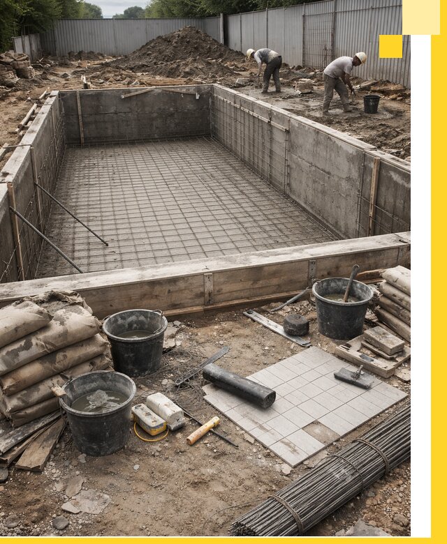 Строительство бассейнов под ключ в Озёрске, дизайн и монтаж