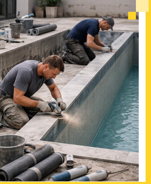 Профессиональный ремонт бассейнов под ключ в Озёрске