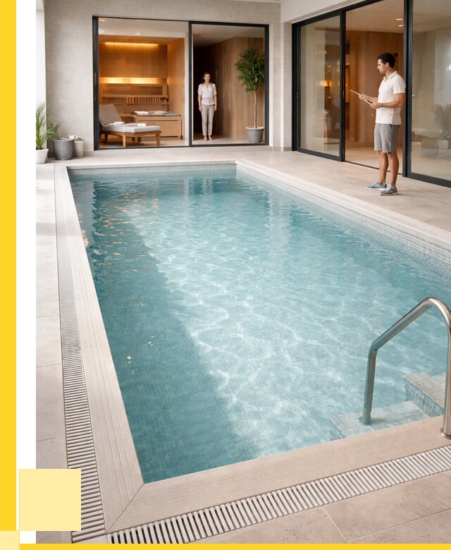 Отделка бассейна пленкой ПВХ в Озёрске от 3550 р. - ЭриданОзр