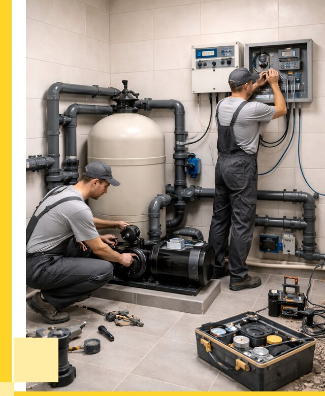 Монтаж оборудования для бассейнов в Озёрске от 40568 р. | ЭриданОзр