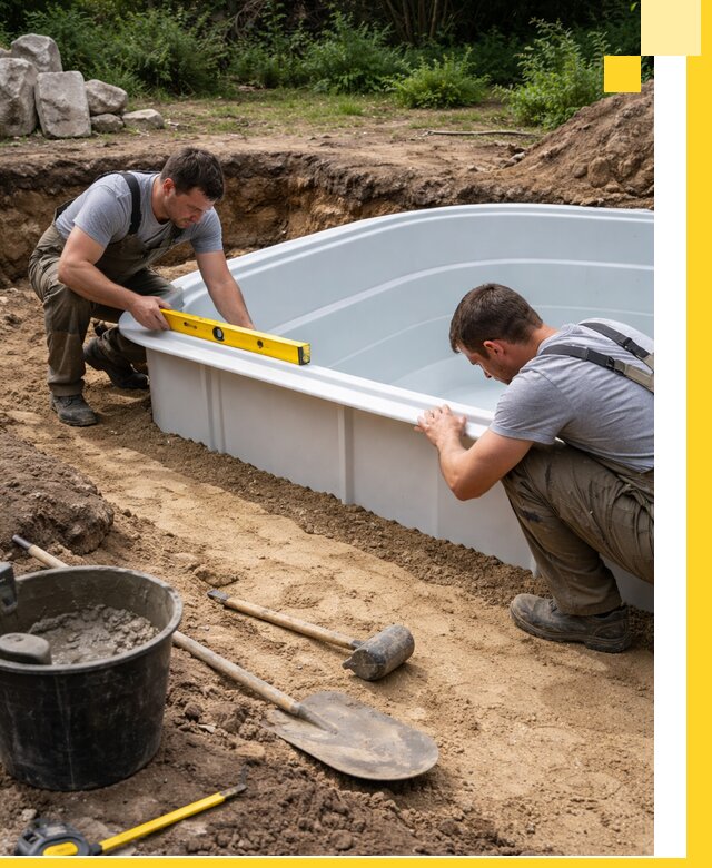Производство и установка пластиковых бассейнов в Озёрске под ключ