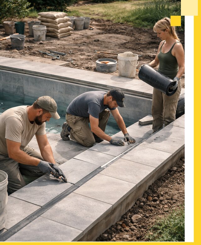 Строительство и монтаж уличных бассейнов под ключ в Озёрске