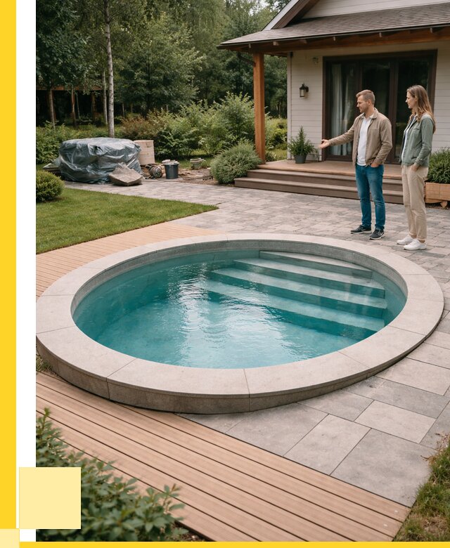 Бассейн на даче под ключ в Озёрске от 202840 р., ЭриданОзр