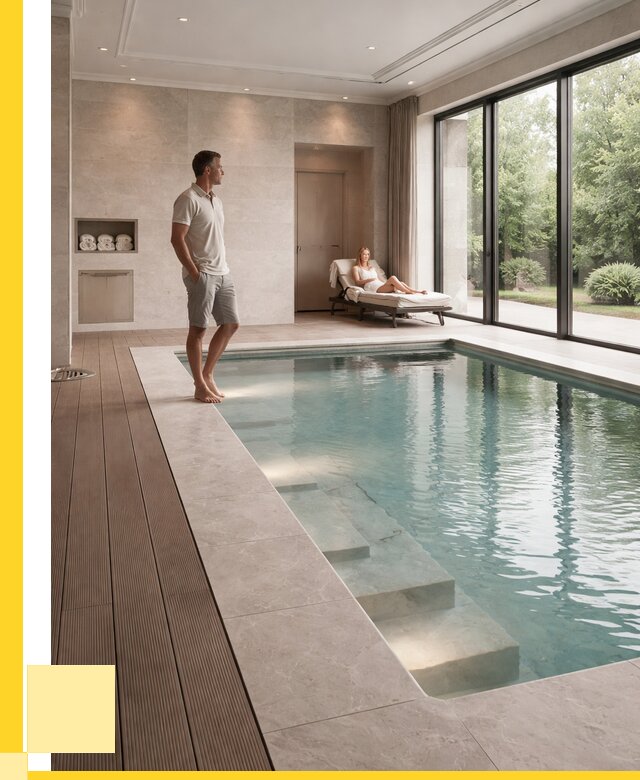 Бассейны в коттедже под ключ в Озёрске от 1217040 р. | ЭриданОзр