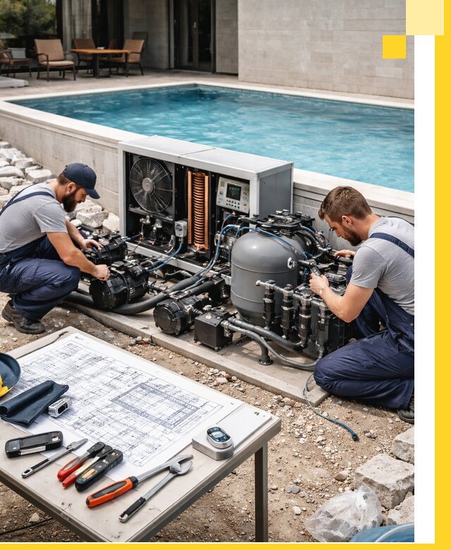 Проектирование и монтаж бассейнов с подогревом в Озёрске