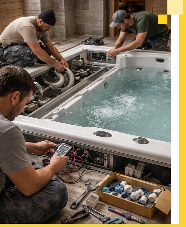 Гидромассажные бассейны под ключ в Озёрске, дизайн и монтаж