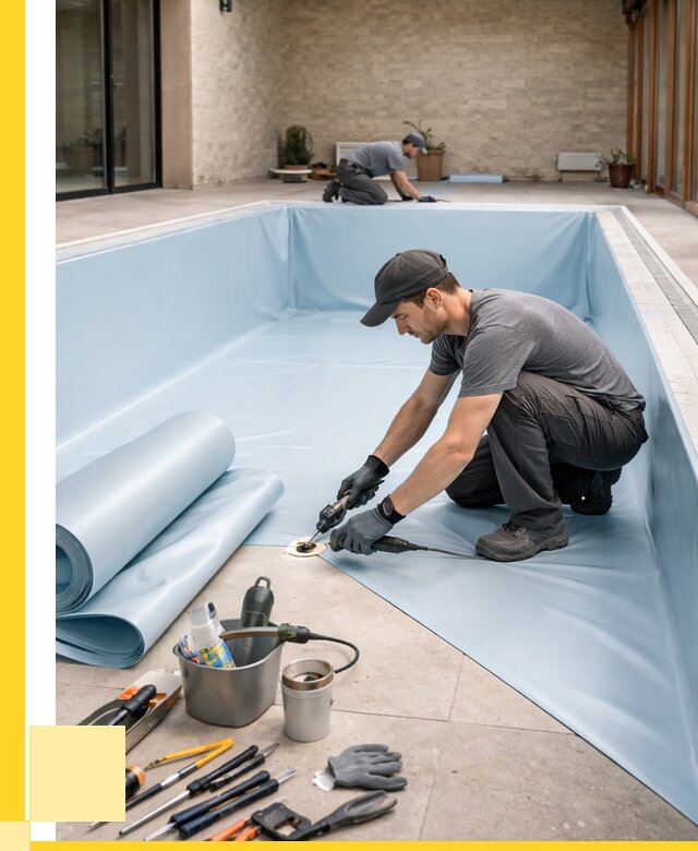 Пленка ПВХ для бассейнов в Озёрске от 2536 р. | ЭриданОзр