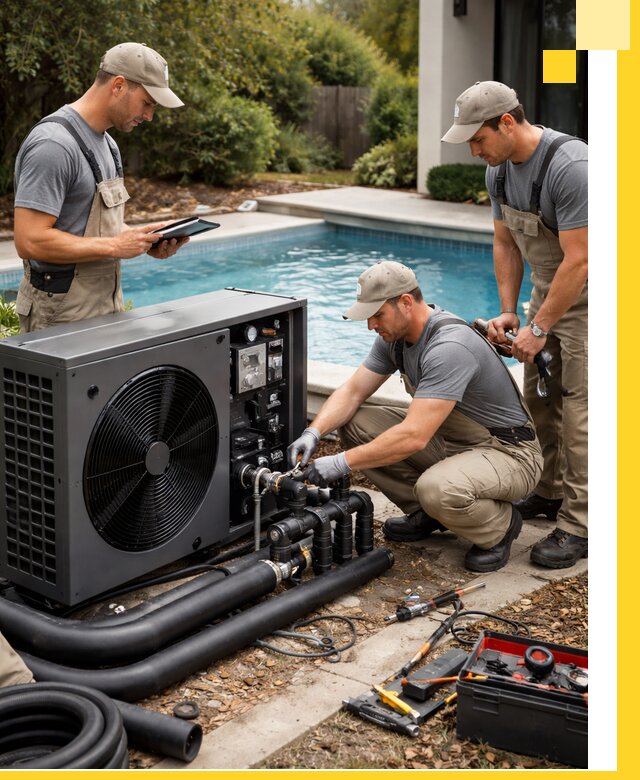 Проектирование и установка тепловых насосов для бассейнов в Озёрске