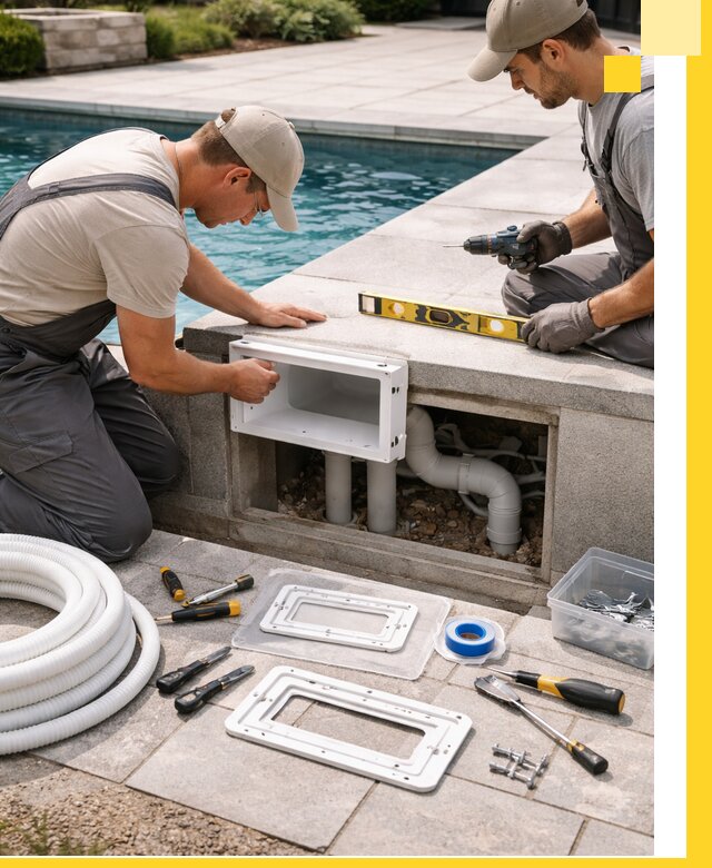 Поставка и установка скиммеров для бассейнов в Озёрске