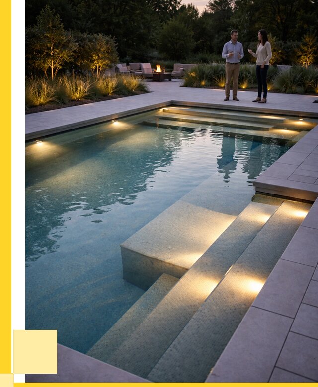 Освещение бассейнов в Озёрске под ключ от 25355 р. | ЭриданОзр