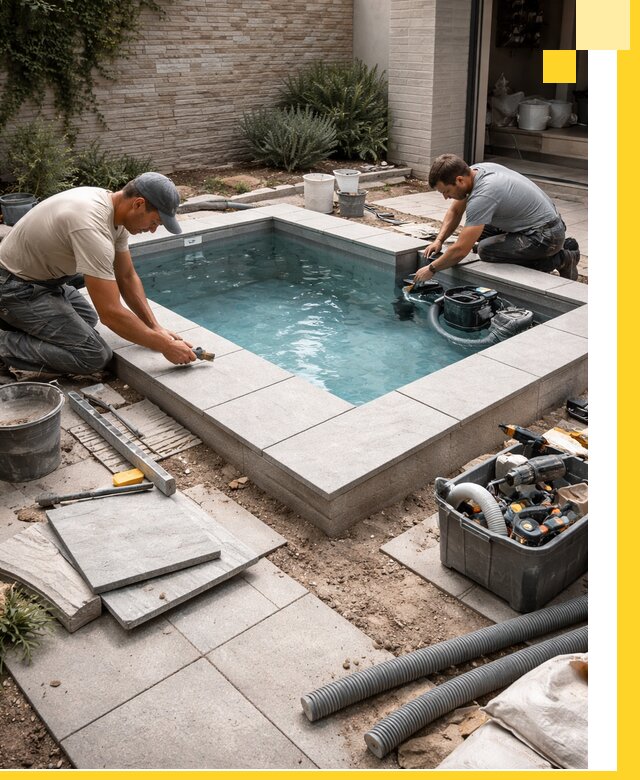 Мини бассейны под ключ в Озёрске, дизайн и установка