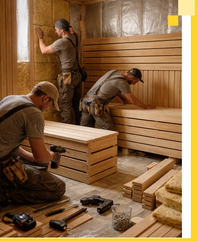 Профессиональное строительство саун под ключ в Озёрске