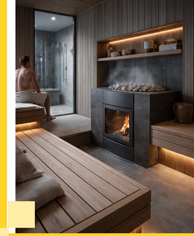 Проект сауны в частном доме в Озёрске от 35497 р. | ЭриданОзр
