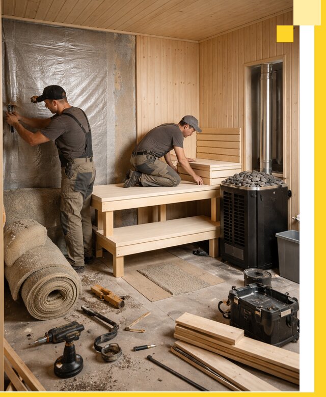 Проекты саун под ключ в Озёрске дизайн и строительство