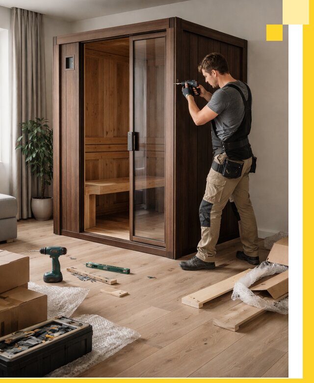 Установка и производство мини саун под ключ в Озёрске