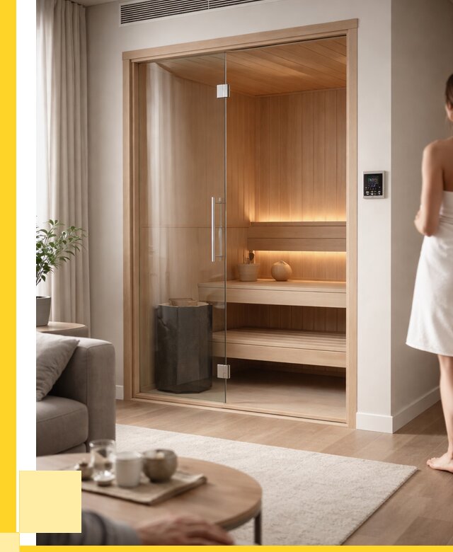 Сауна в квартире под ключ в Озёрске от 121704 р. ЭриданОзр