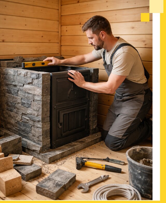 Производство и установка печей для саун под ключ в Озёрске