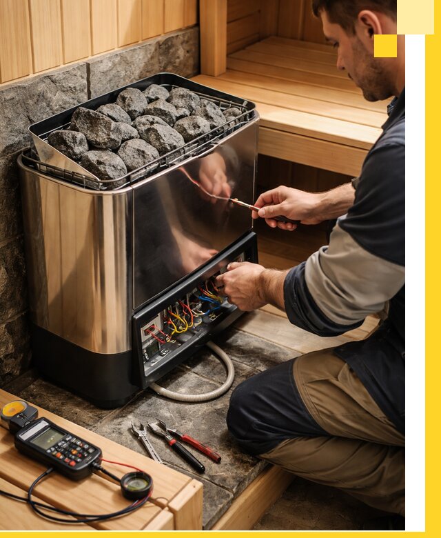 Продажа и установка электрокаменок для саун в Озёрске