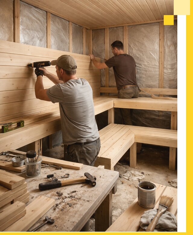 Профессиональная отделка бань и саун под ключ в Озёрске