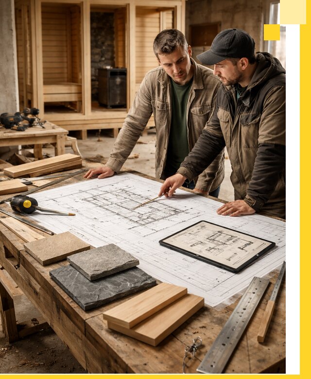 Проекты бань под ключ и планы строительства в Озёрске