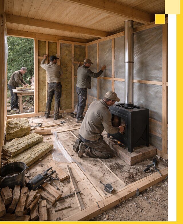 Профессиональный монтаж бань под ключ в Озёрске для дома