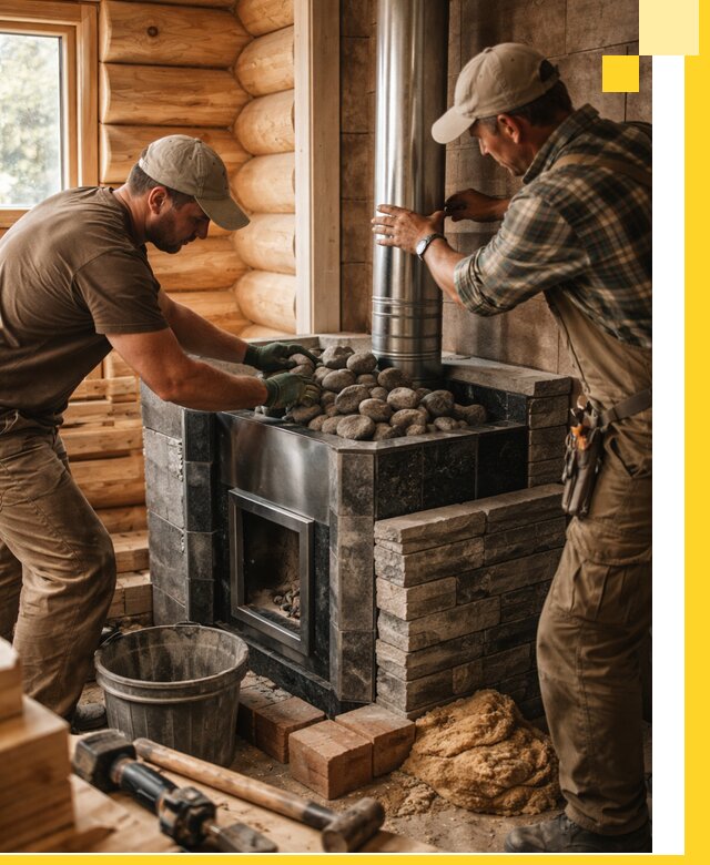 Строительство и отделка русских бань под ключ в Озёрске