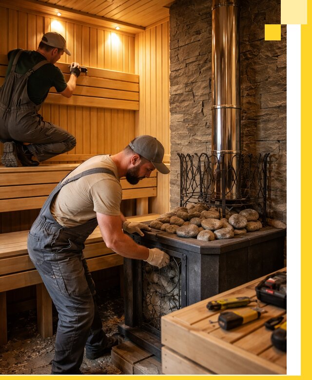 Комплексный дизайн бань, саун и зон отдыха в Озёрске