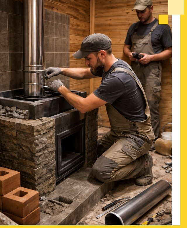 Изготовление и установка банных печей под ключ в Озёрске